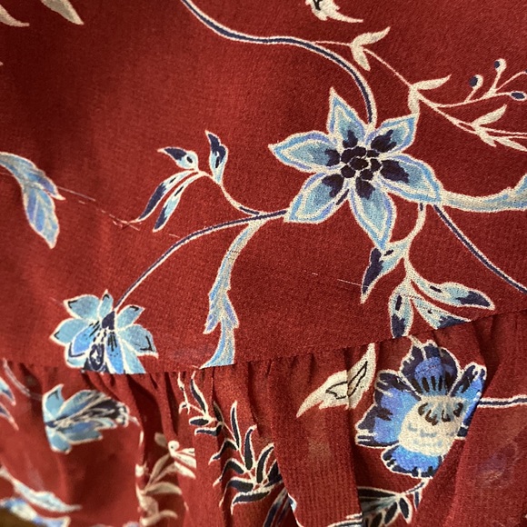 REBECCA MINKOFF Ruflle Above Knee Mini Dress Size S - Picture 6 of 15